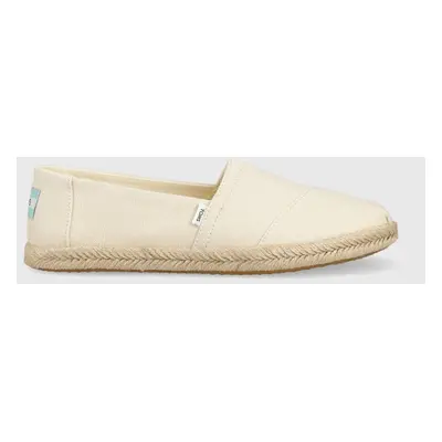 Espadrilky Toms Alpargata Rope béžová barva, 10019682