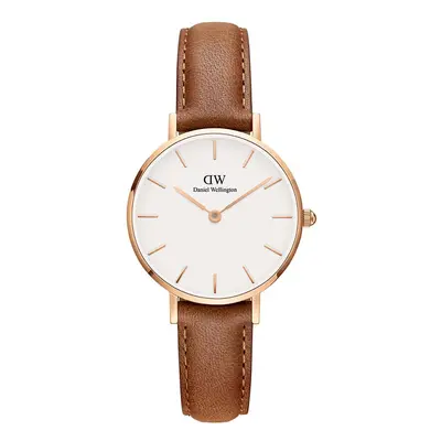 Hodinky Daniel Wellington Petite 28 Durham oranžová barva