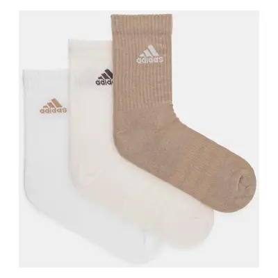 Dětské ponožky adidas C SPW CRW 3P 3-pack bílá barva, JC9383