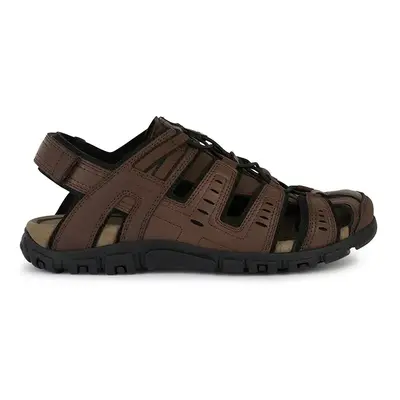 Sandály Geox UOMO SANDAL STRADA pánské, hnědá barva, U4524C 000ME C6006