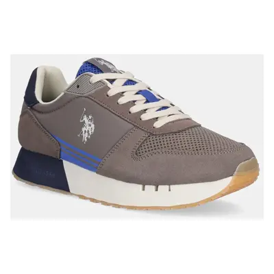 Sneakers boty U.S. Polo Assn. JAKE001M/5TS1 hnědá barva, JAKE