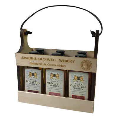 Degustační sada Svach´s Old Well whisky 6*0,05L - česká whisky