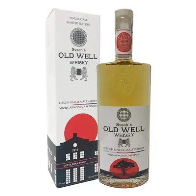 Svach´s OLD WELL whisky MIZUNARA Oak single cask 54,8% 0,5L