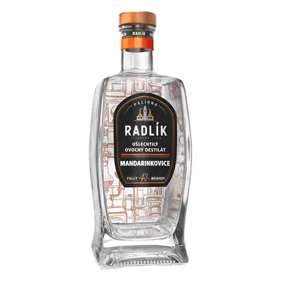 Radlík Mandarinkovice 43% 0,5L - mandarinková pálenka