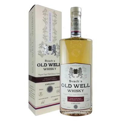 Svach´s OLD WELL whisky bourbon and sherry barrels 46,3% 0,5L