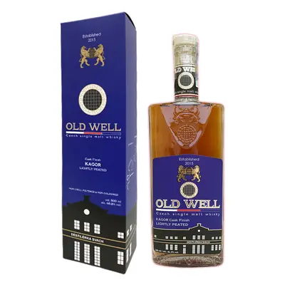 OLD WELL KAGOR & BOURBON barrels lightly peated single malt 46,3% 0,5L