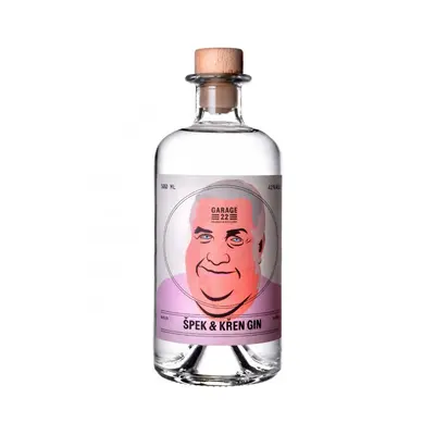 Garage 22 ŠPEK a KŘEN GIN 42% 0,5L L.E.