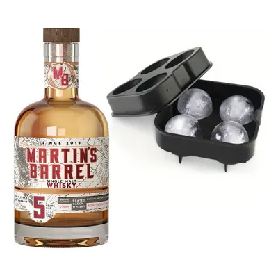 MARTIN´S BARREL 5YO single malt peated whisky 43,3% 0,7L