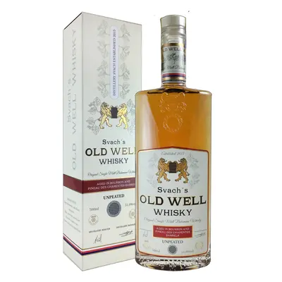 Svach´s OLD WELL whisky Bourbon and Pineau des Charantes barrels 51,9% 0,5L