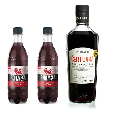 BOHEMICA Čert + 2xBOHEMSCA Cola