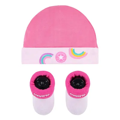 Converse rainbows hat & bootie 2pc set