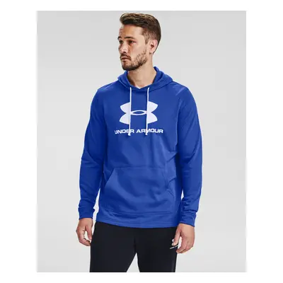 Under Armour SPORTSTYLE TERRY LOGO HOODIE-BLU