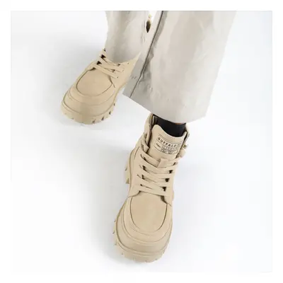 BUFFALO Aspha Desert - Vegan Nubuck - Cream