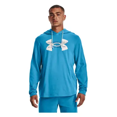 Under Armour UA Rival Terry Logo Hoodie-BLU