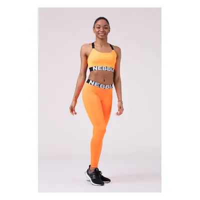 NEBBIA Squat HERO Scrunch Butt leggings orange