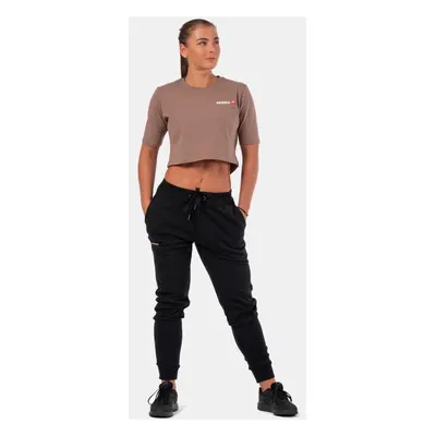 NEBBIA Minimalist Logo crop top