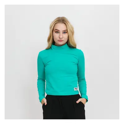 Fila TARSIA cropped turtle neck long sleeve shirt