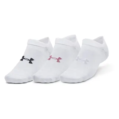 UNDER ARMOUR UA Essential No Show 3pk-WHT