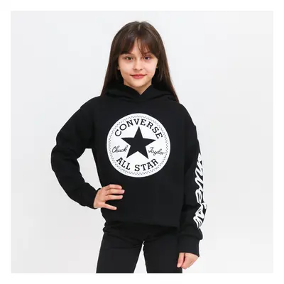 Converse chuck patch cropped hoodie