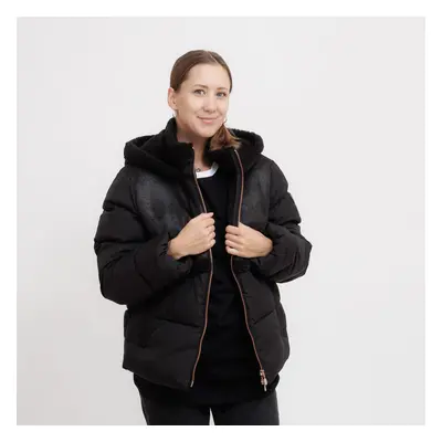 Ea7 emporio armani hooded jacket with sheepskin