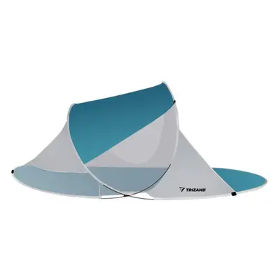 Plážový stan SUNSHADE 120x190 cm, modro-bílý