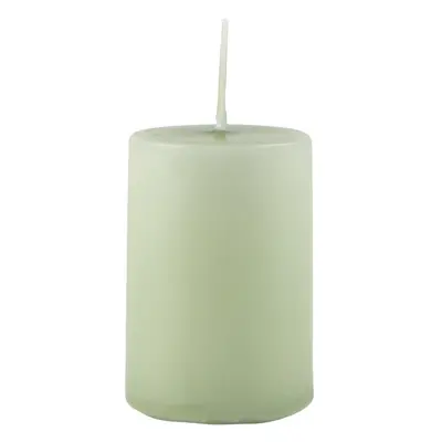 Zelená sloupová svíčka LIGHT GREEN 6cm