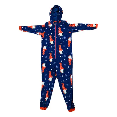 Dámský vánoční overal CHRISTMAS ONESIE modrý - různé velikosti Velikost: L