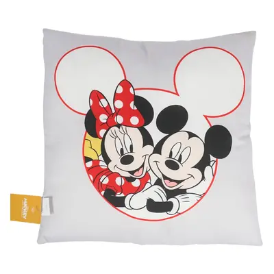 Dekorační polštářek MICKEY MOUSE 40x40 cm - více barev Barva: Světle šedá