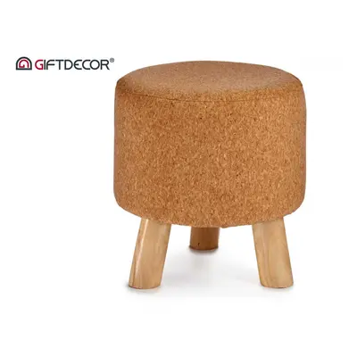 Kulatý korkový taburet CORK