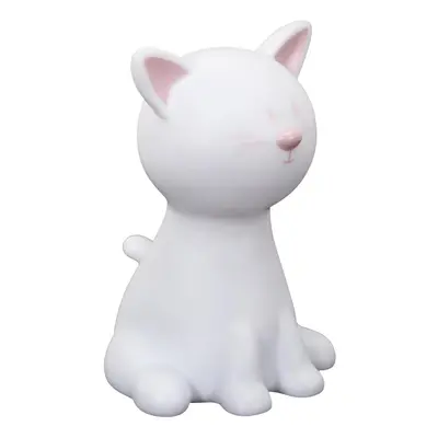 LED dětské noční světlo CATTY 19cm, bílá