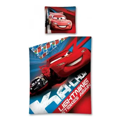 Dětské povlečení CARS červené Rozměr povlečení: 80 x 80 cm | 135 x 200 cm