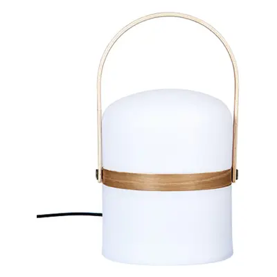 Venkovní lampa s rukojetí KIARA 26,5 cm, bílá