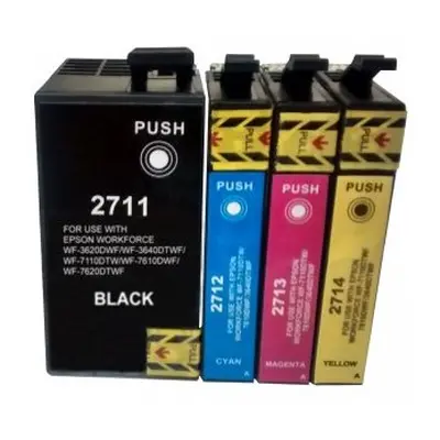 Kompatibilní Epson T2711, T2712, T2713, T2714 sada cartridge 27XL