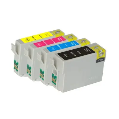 Kompatibilní Epson T1001, T1002, T1003, T1004 sada všech barev cartridge