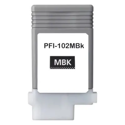 Kompatibilní Canon PFI-102MBK cartridge matná černá