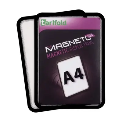 Magneto Solo - magnetický rámeček A4, černý - 2ks