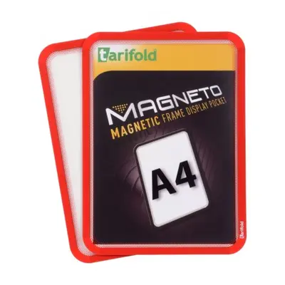 Magneto - magnetický rámeček A4, červený - 2 ks