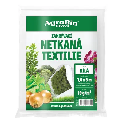 AgroBio Bílá netkaná textilie 1,6 x 5 m