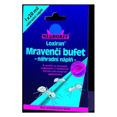 Neudorff Loxiran Mravenčí bufet - náhradní náplň 20ml