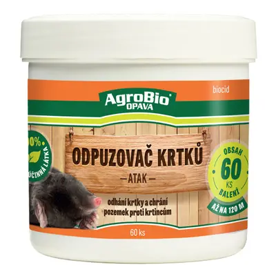 AgroBio Kuličky proti krtkům 60ks