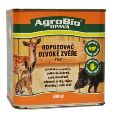 AgroBio ATAK Odpuzovač divoké zvěře 500ml