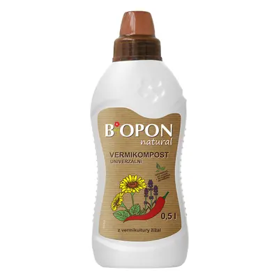 Biopon Vermikompost - kapalné hnojivo univerzální 0,5l