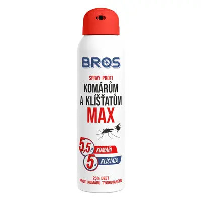 Repelent do tropů proti tropickým komárům BROS MAX 90ml