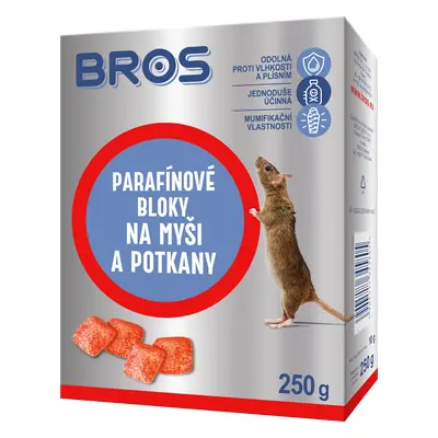 Bros Parafínové bloky na potkany a myši 250 g