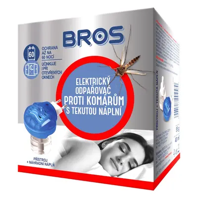 Bros Elektrický odpařovač proti komárům s tekutou náplní 40 ml