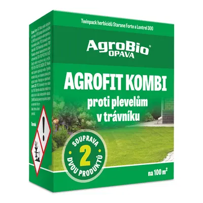 AgroBio Agrofit kombi - souprava proti plevelům v trávníku 100 m2