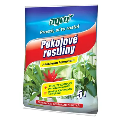 Agro CS Substrát pro pokojové rostliny 5l