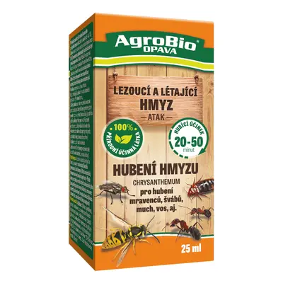 AgroBio Přírodní insekticid Hubení hmyzu Chrysanthemum 25 ml