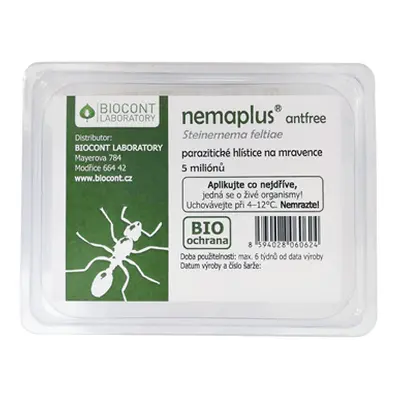 Biocont Nemaplus Antfree: parazitické hlístice proti mravencům (50 mil.)