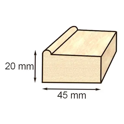 Kocierz Blind rám smrkový - 155 cm